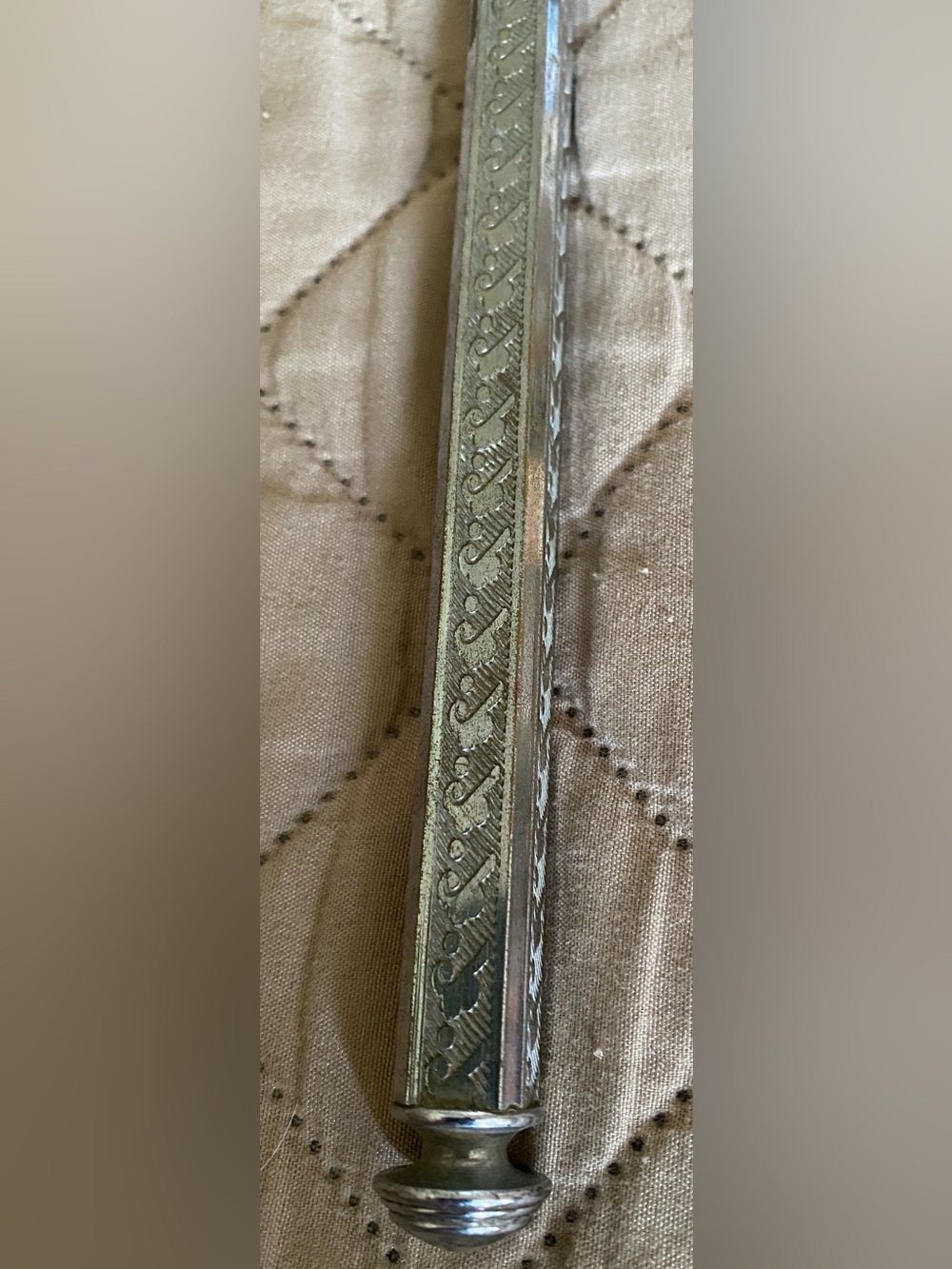 Vintage 20s Flapper Hand Held Ornate Vanity Mirror Art Deco - Picture 2 of 9